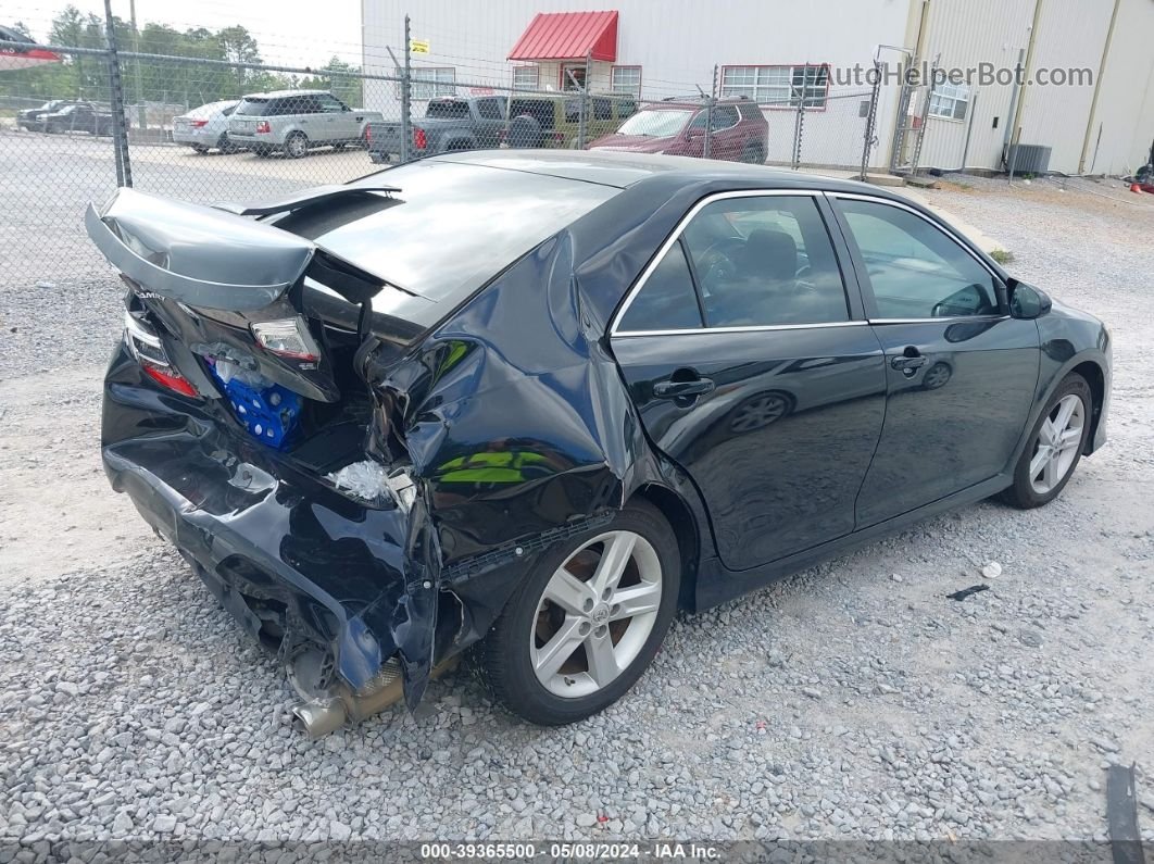 2012 Toyota Camry Se Black vin: 4T1BF1FK2CU041745