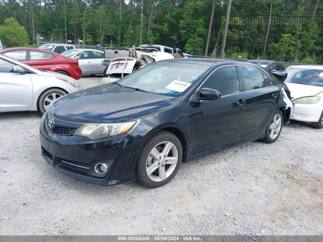 2012 Toyota Camry Se Black vin: 4T1BF1FK2CU041745