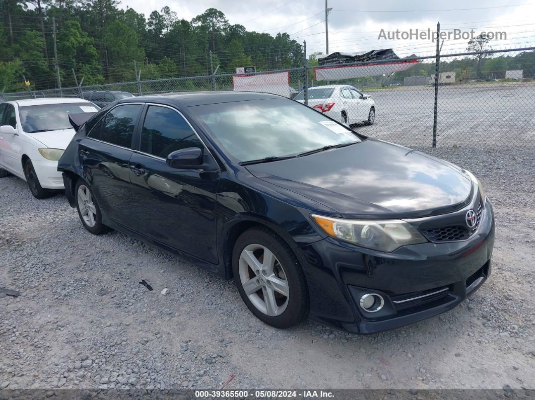 2012 Toyota Camry Se Black vin: 4T1BF1FK2CU041745