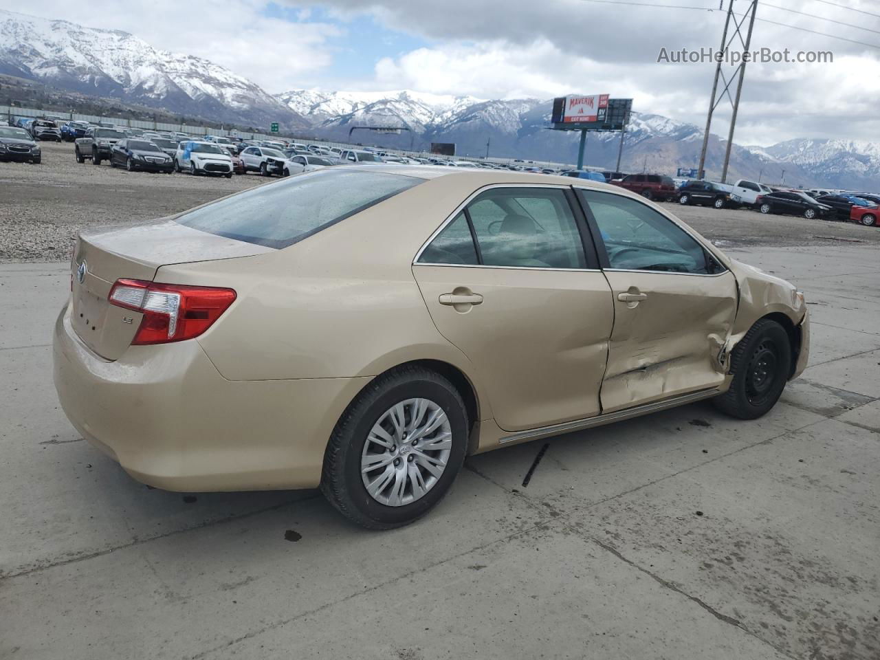 2012 Toyota Camry Base Beige vin: 4T1BF1FK2CU061283