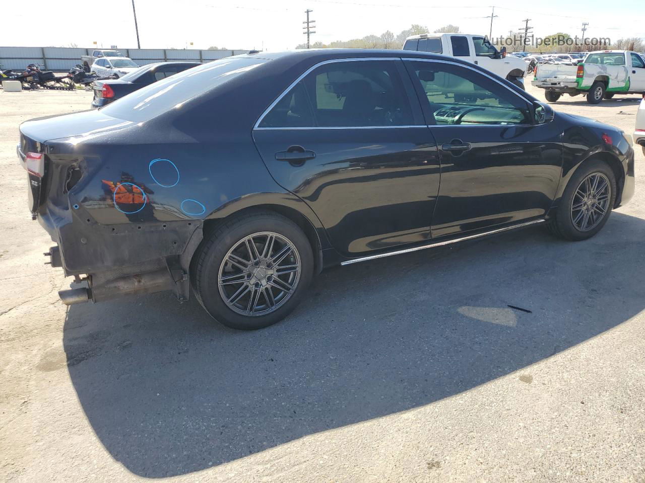 2012 Toyota Camry Base Black vin: 4T1BF1FK2CU068590