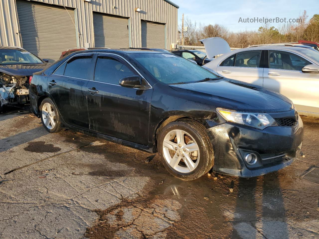 2012 Toyota Camry Base Black vin: 4T1BF1FK2CU090427