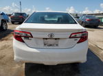 2012 Toyota Camry Base White vin: 4T1BF1FK2CU138931