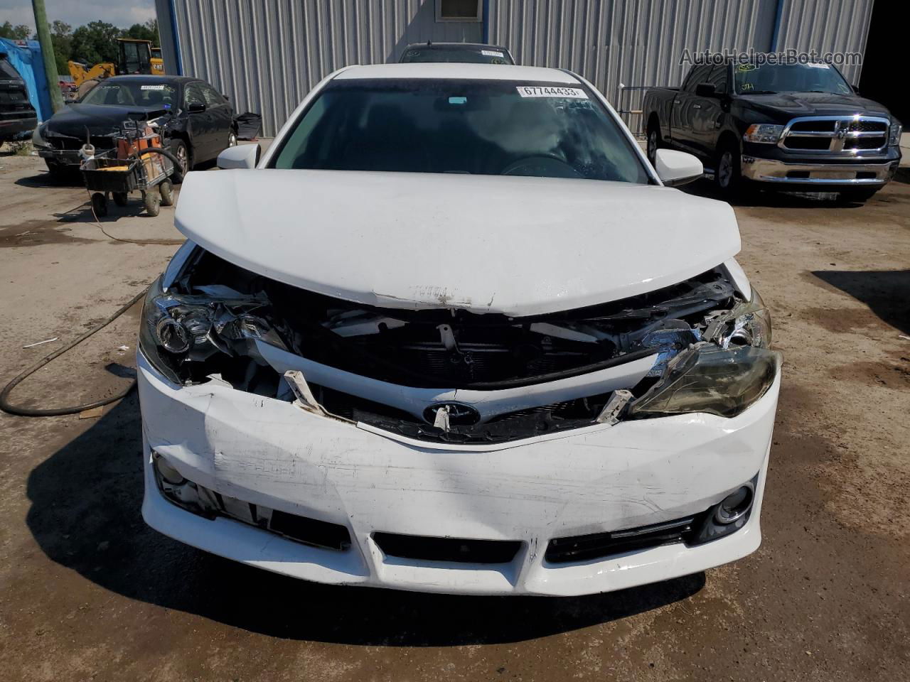 2012 Toyota Camry Base White vin: 4T1BF1FK2CU138931