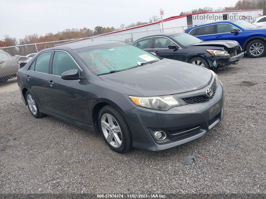 2012 Toyota Camry Se Серый vin: 4T1BF1FK2CU143966