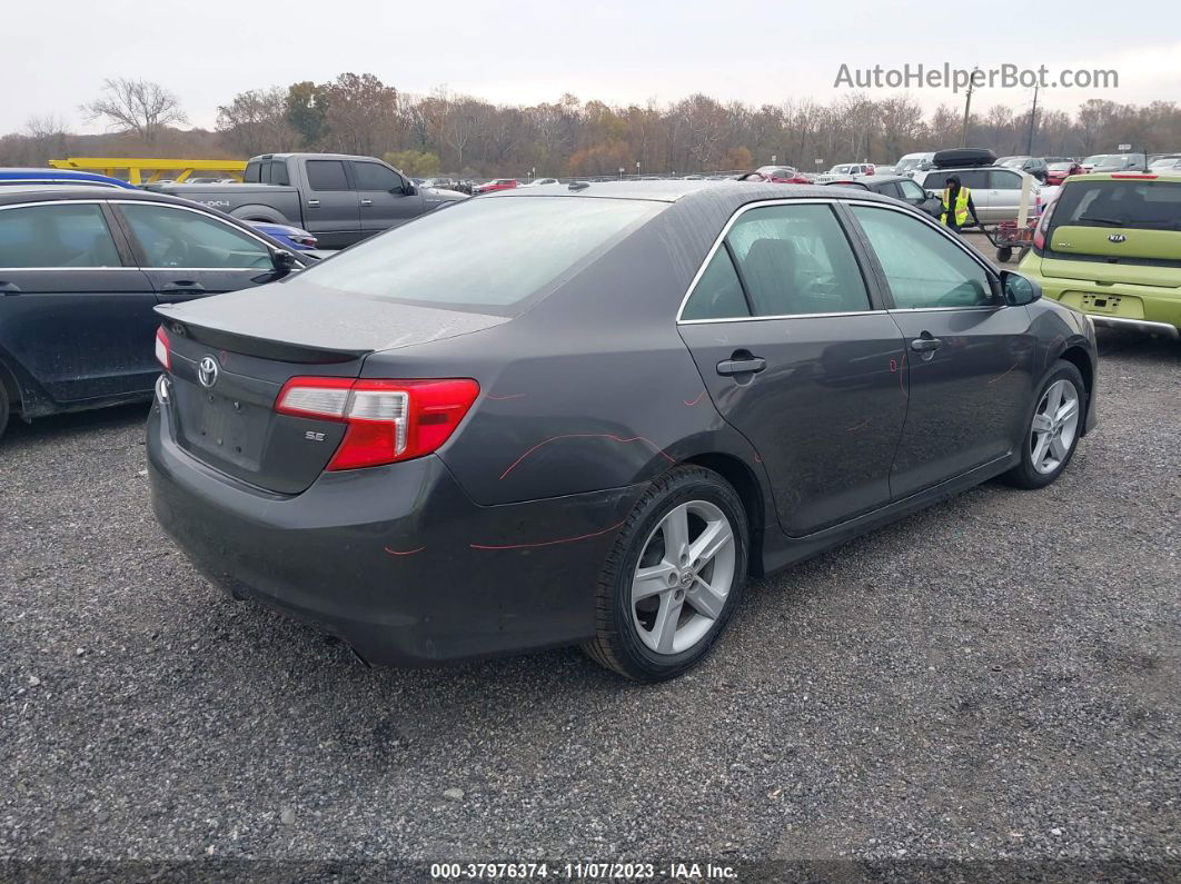 2012 Toyota Camry Se Gray vin: 4T1BF1FK2CU143966