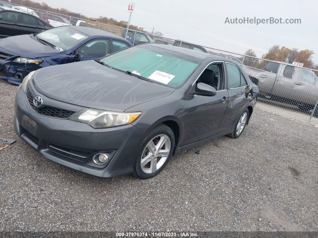 2012 Toyota Camry Se Серый vin: 4T1BF1FK2CU143966