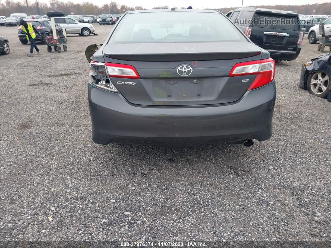 2012 Toyota Camry Se Gray vin: 4T1BF1FK2CU143966