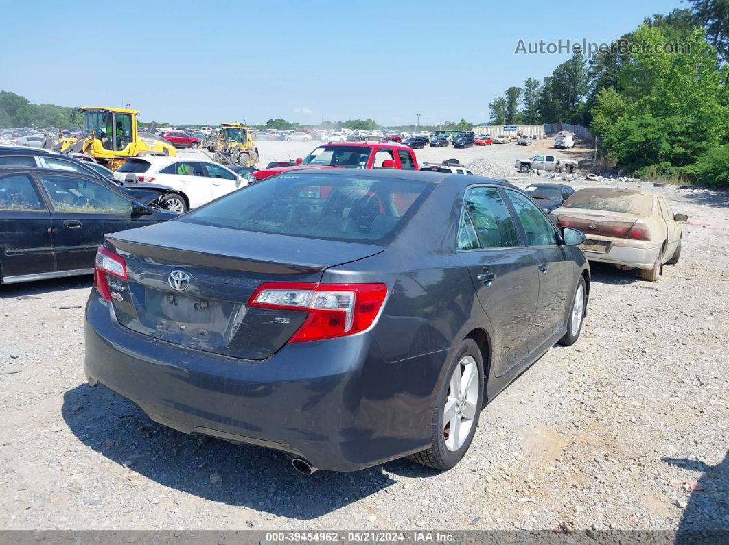 2012 Toyota Camry Se Gray vin: 4T1BF1FK2CU192245