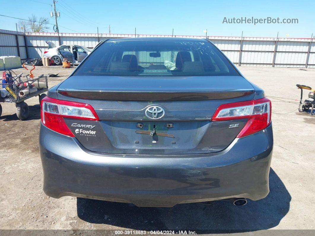 2012 Toyota Camry Se Gray vin: 4T1BF1FK2CU202577