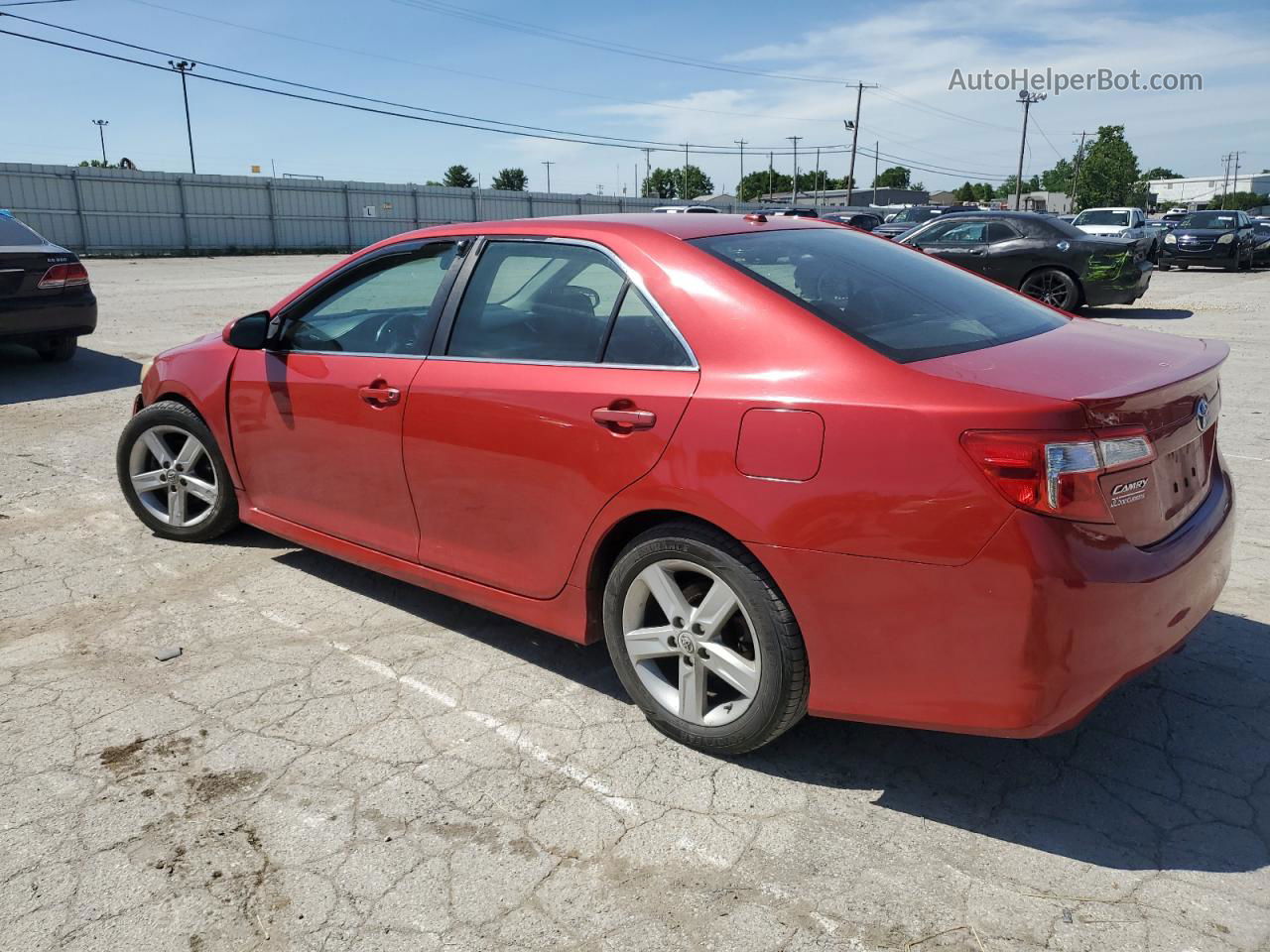 2012 Toyota Camry Base Red vin: 4T1BF1FK2CU517072