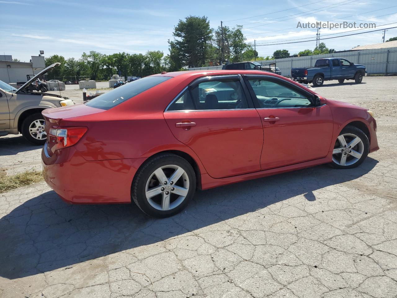 2012 Toyota Camry Base Красный vin: 4T1BF1FK2CU517072