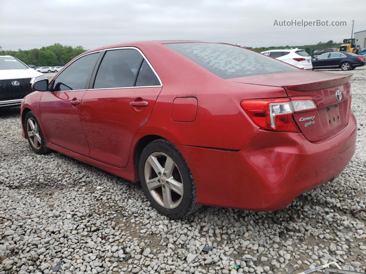 2012 Toyota Camry Base Red vin: 4T1BF1FK2CU527729