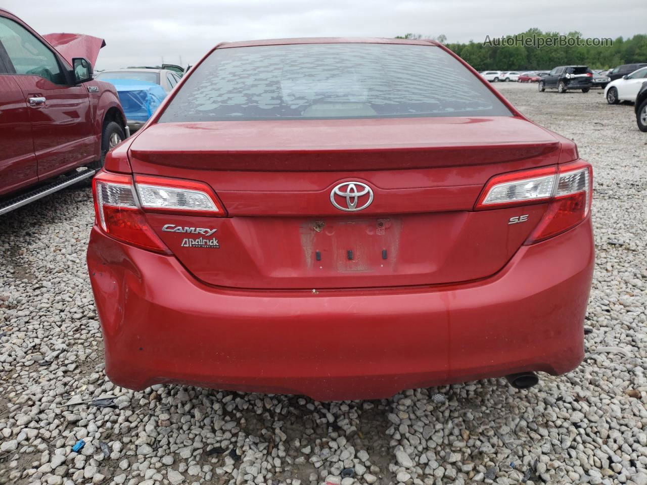 2012 Toyota Camry Base Red vin: 4T1BF1FK2CU527729