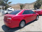 2012 Toyota Camry Le Red vin: 4T1BF1FK2CU530582
