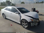 2012 Toyota Camry L/le/se/xle White vin: 4T1BF1FK2CU560729