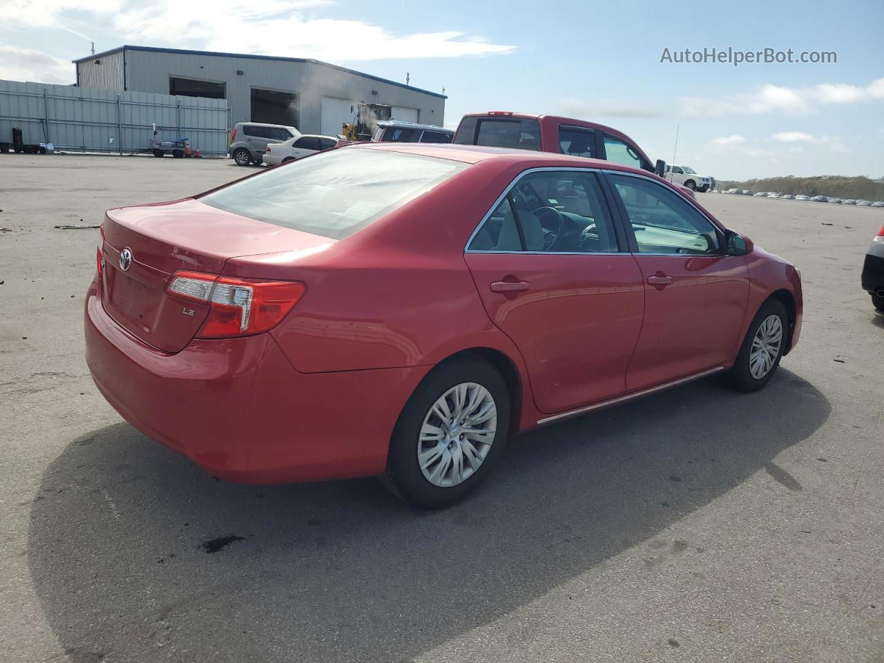 2012 Toyota Camry Base Красный vin: 4T1BF1FK2CU567373