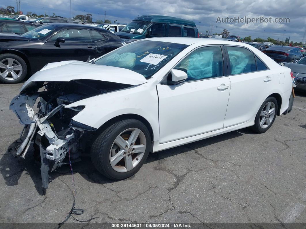 2012 Toyota Camry Se White vin: 4T1BF1FK2CU582469