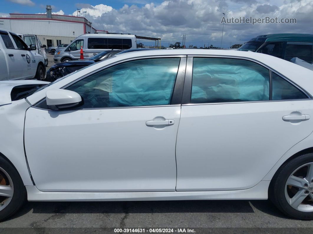 2012 Toyota Camry Se White vin: 4T1BF1FK2CU582469