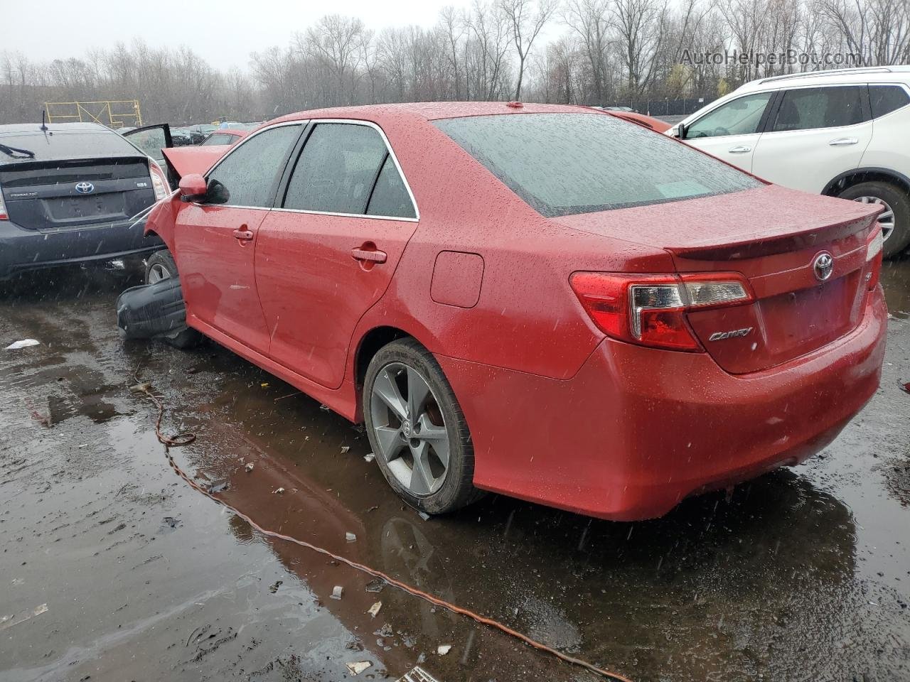 2012 Toyota Camry Base Red vin: 4T1BF1FK2CU616362