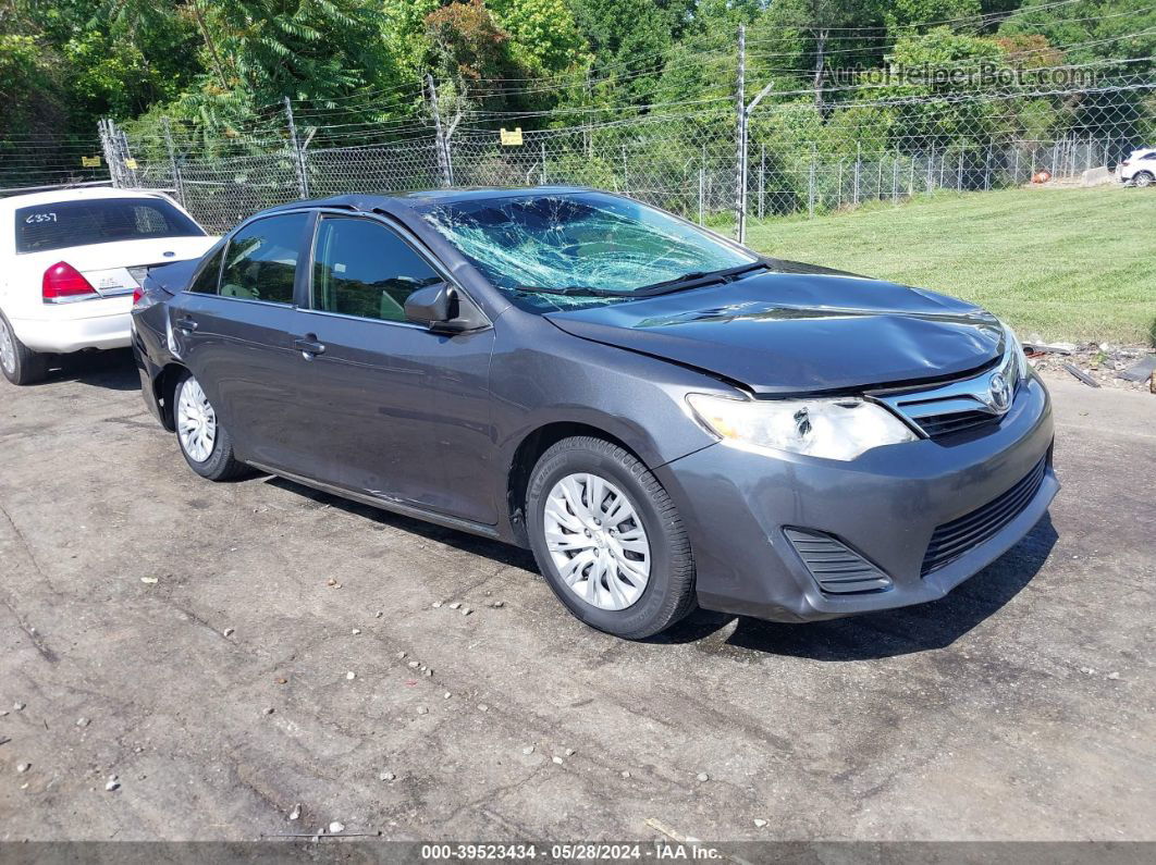 2012 Toyota Camry Le Gray vin: 4T1BF1FK2CU636417