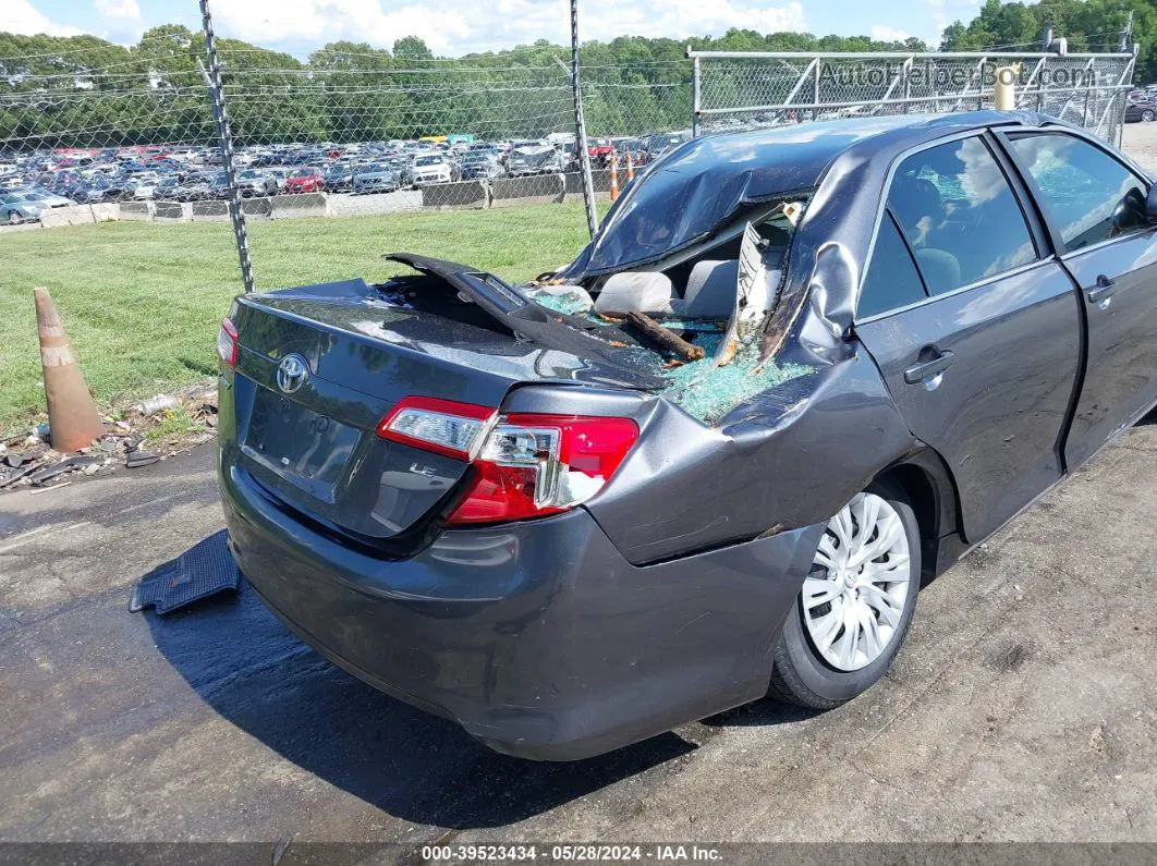 2012 Toyota Camry Le Gray vin: 4T1BF1FK2CU636417