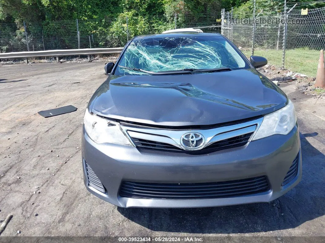 2012 Toyota Camry Le Gray vin: 4T1BF1FK2CU636417