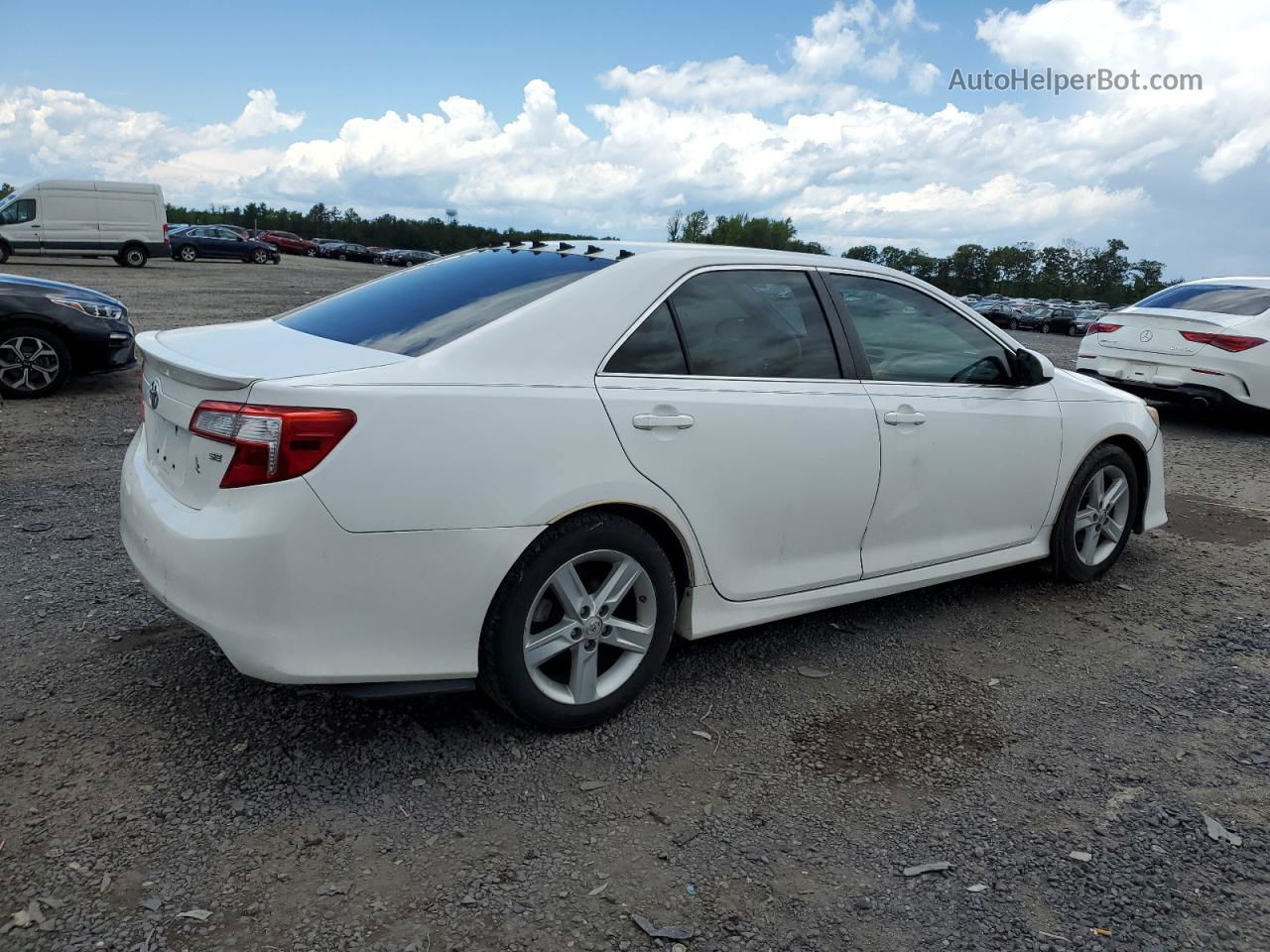 2013 Toyota Camry L Белый vin: 4T1BF1FK2DU239338