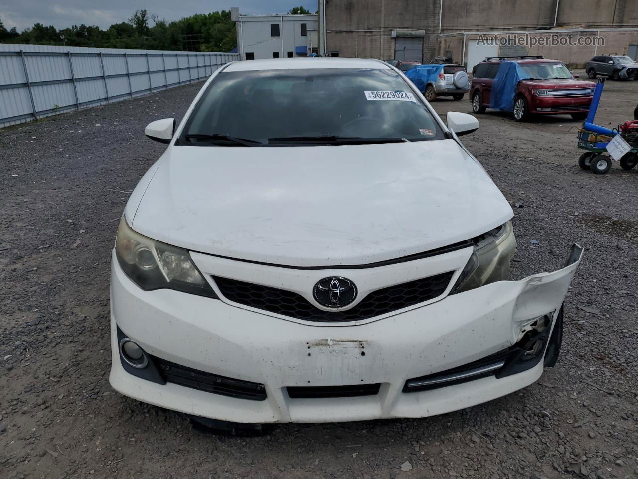 2013 Toyota Camry L Белый vin: 4T1BF1FK2DU239338