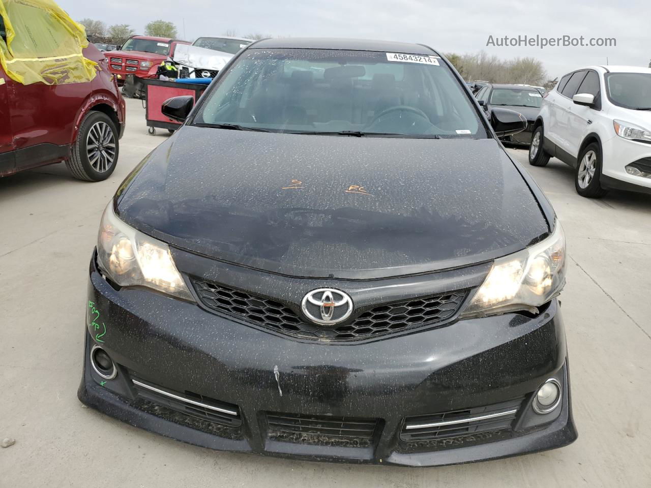 2013 Toyota Camry L Black vin: 4T1BF1FK2DU243356