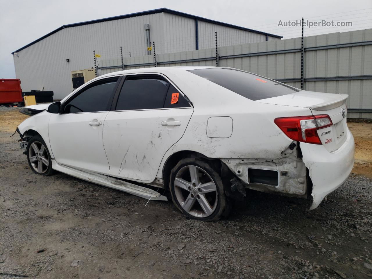 2013 Toyota Camry L Белый vin: 4T1BF1FK2DU679897