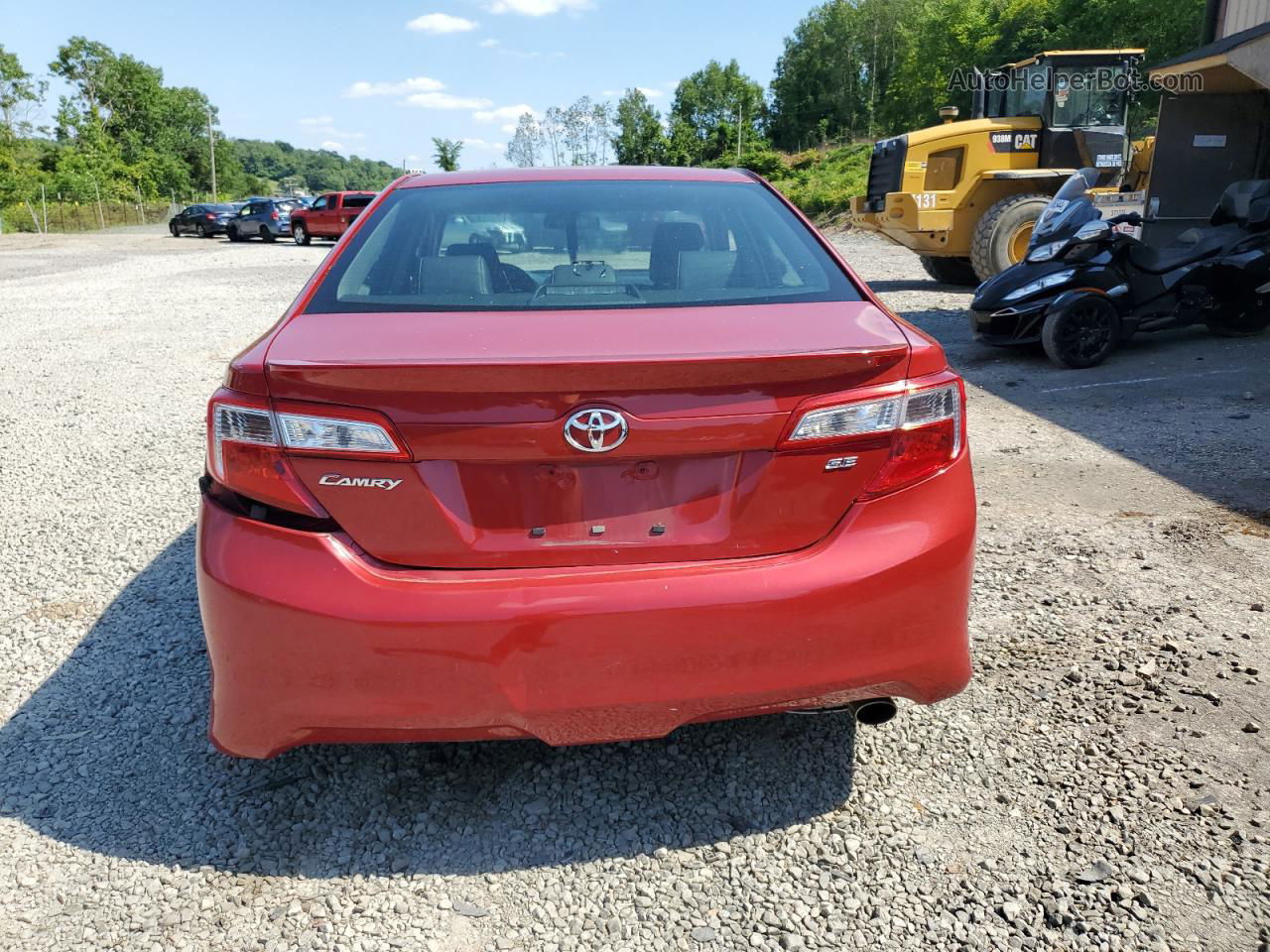 2013 Toyota Camry L Red vin: 4T1BF1FK2DU690771