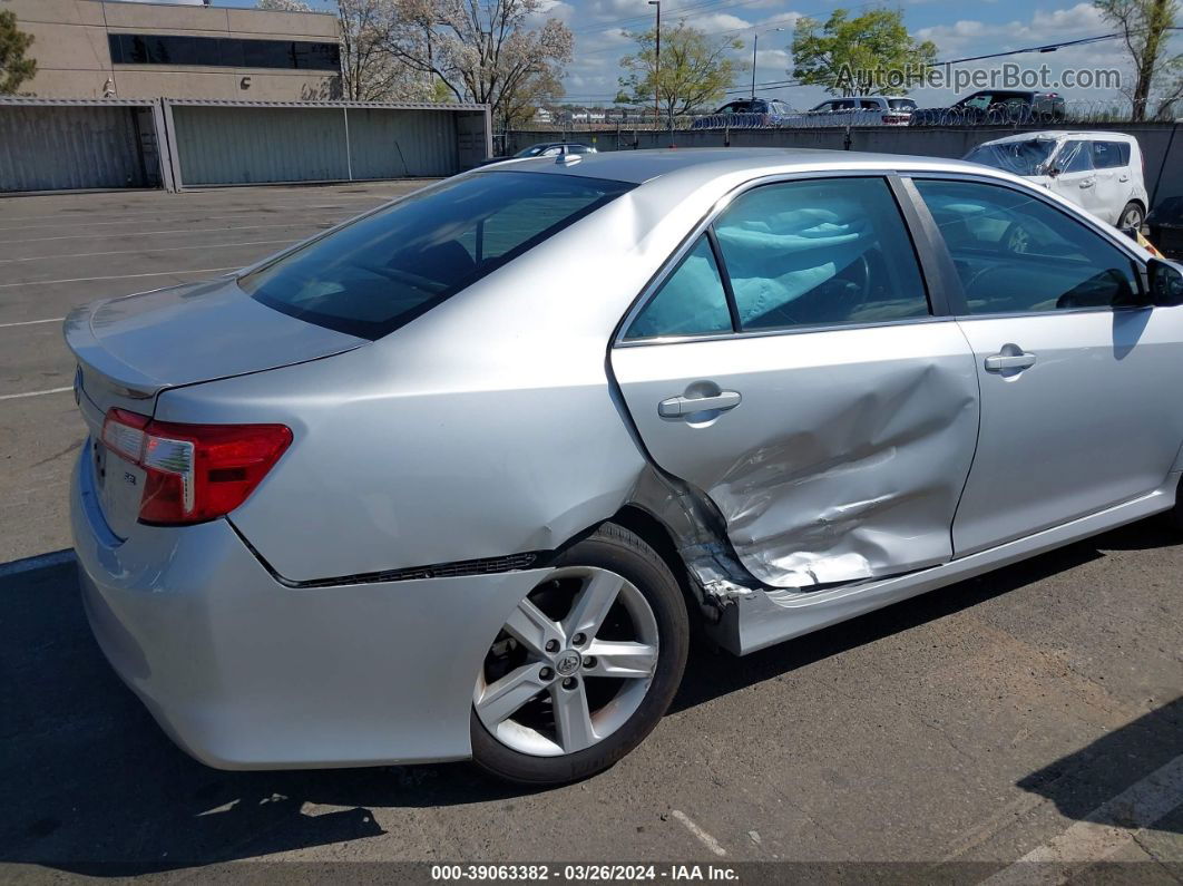 2014 Toyota Camry Se Silver vin: 4T1BF1FK2EU413104