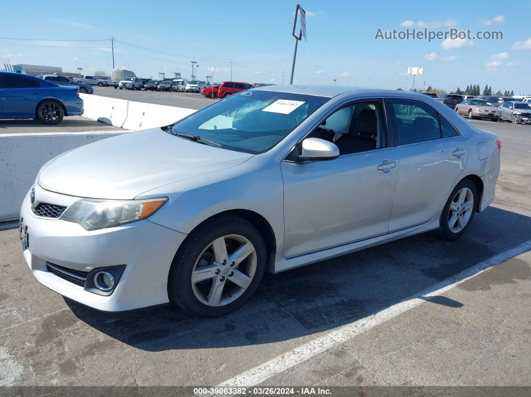 2014 Toyota Camry Se Silver vin: 4T1BF1FK2EU413104