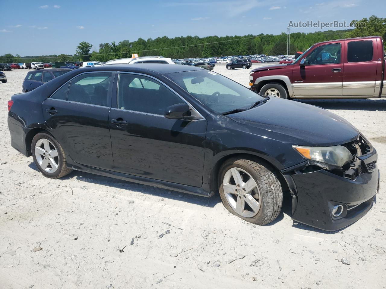 2014 Toyota Camry L Черный vin: 4T1BF1FK2EU726816