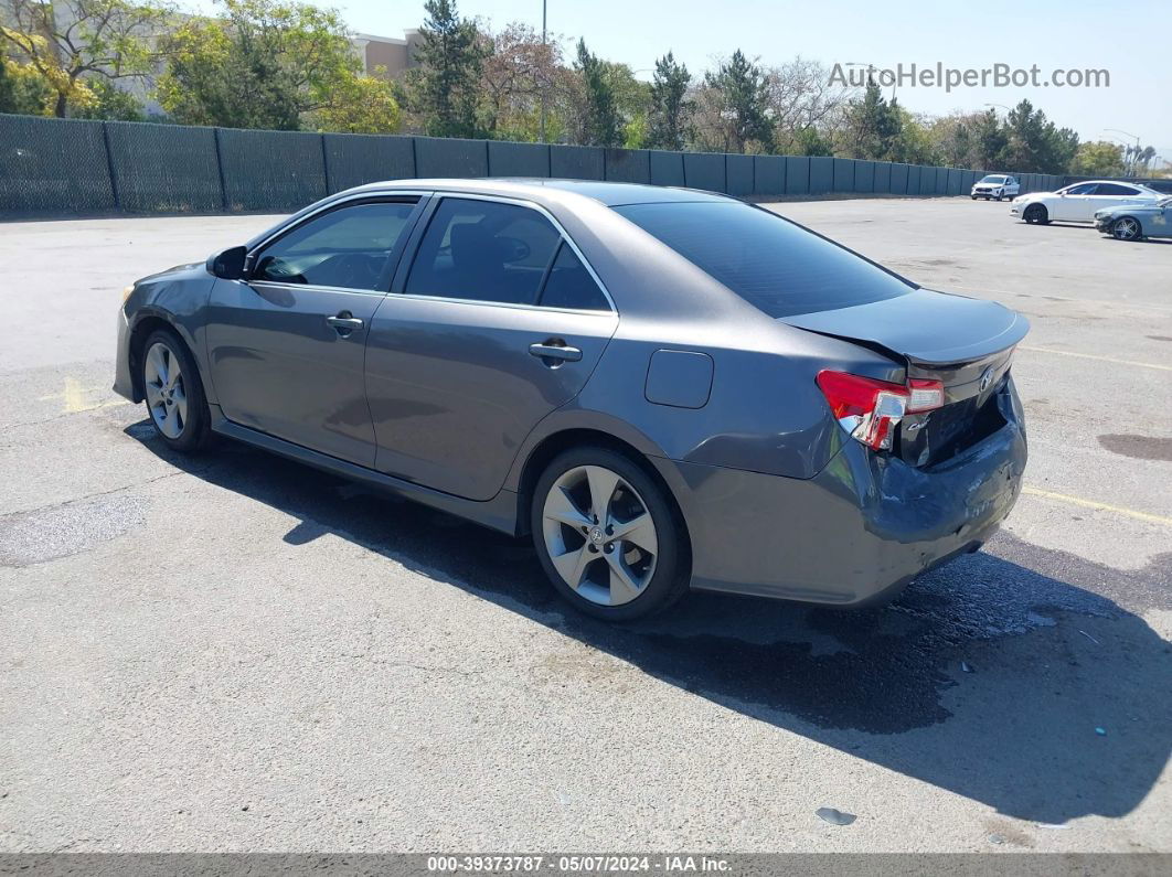 2014 Toyota Camry Se Sport Gray vin: 4T1BF1FK2EU754728