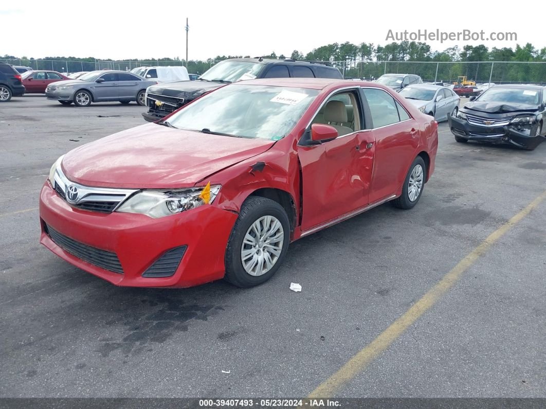 2014 Toyota Camry Le Red vin: 4T1BF1FK2EU790015