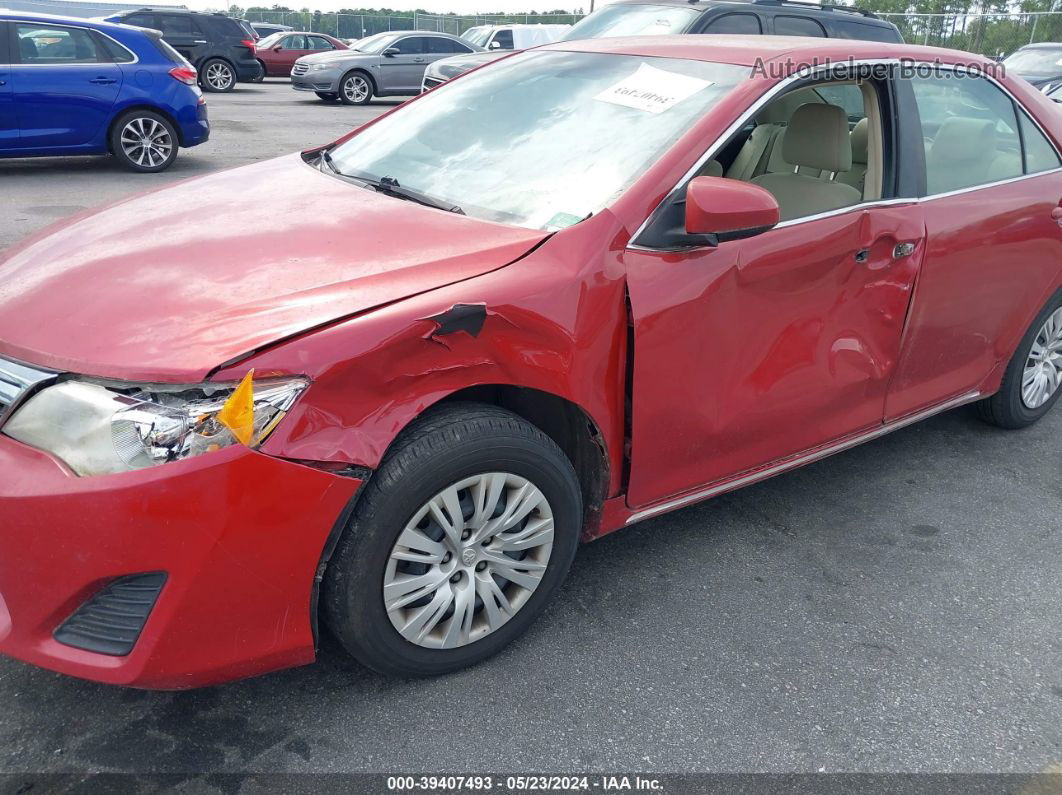 2014 Toyota Camry Le Red vin: 4T1BF1FK2EU790015