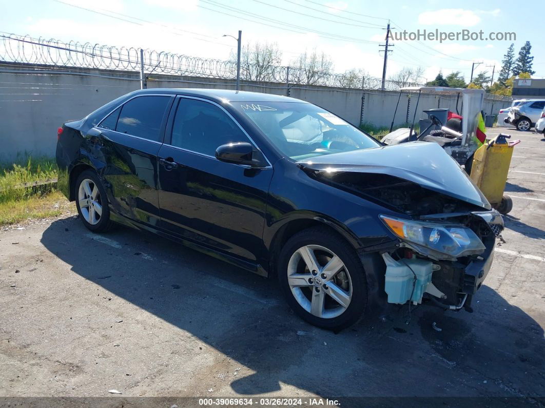 2014 Toyota Camry Se Black vin: 4T1BF1FK2EU803040