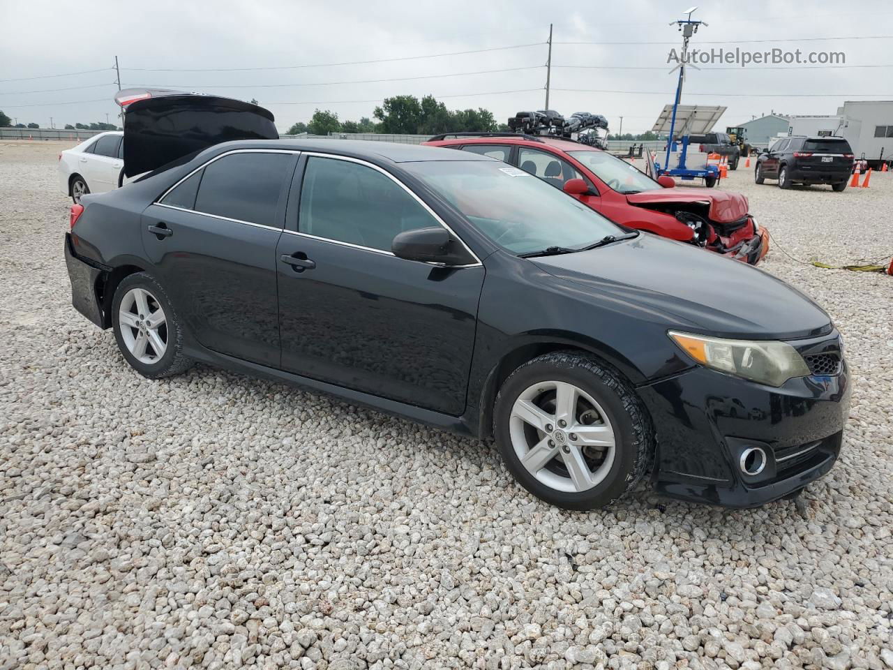 2014 Toyota Camry L Black vin: 4T1BF1FK2EU830660