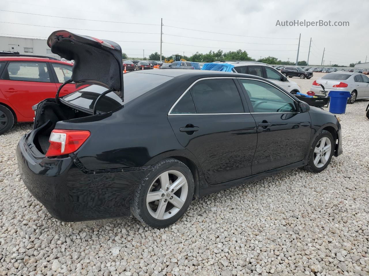 2014 Toyota Camry L Black vin: 4T1BF1FK2EU830660