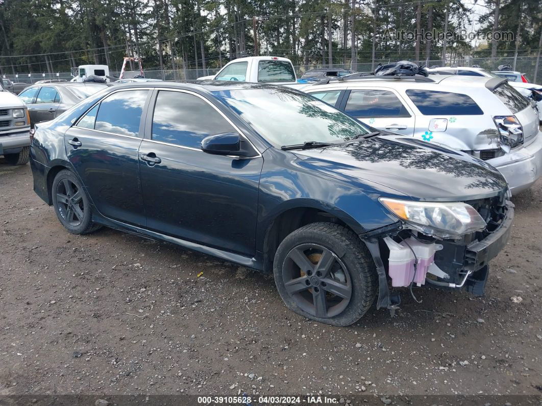 2014 Toyota Camry Se Dark Blue vin: 4T1BF1FK2EU843263