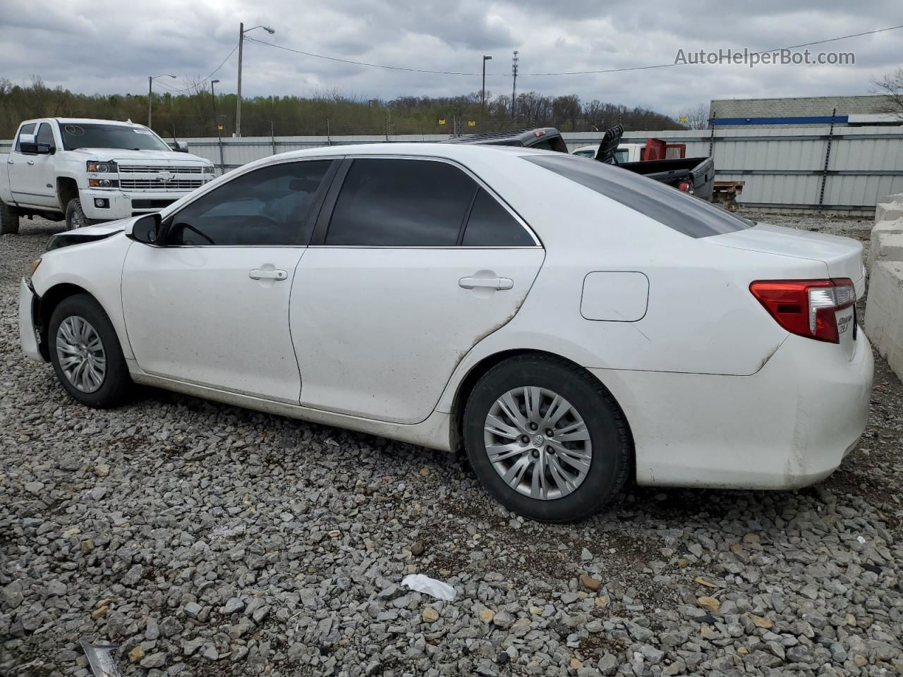 2014 Toyota Camry L Белый vin: 4T1BF1FK2EU862766