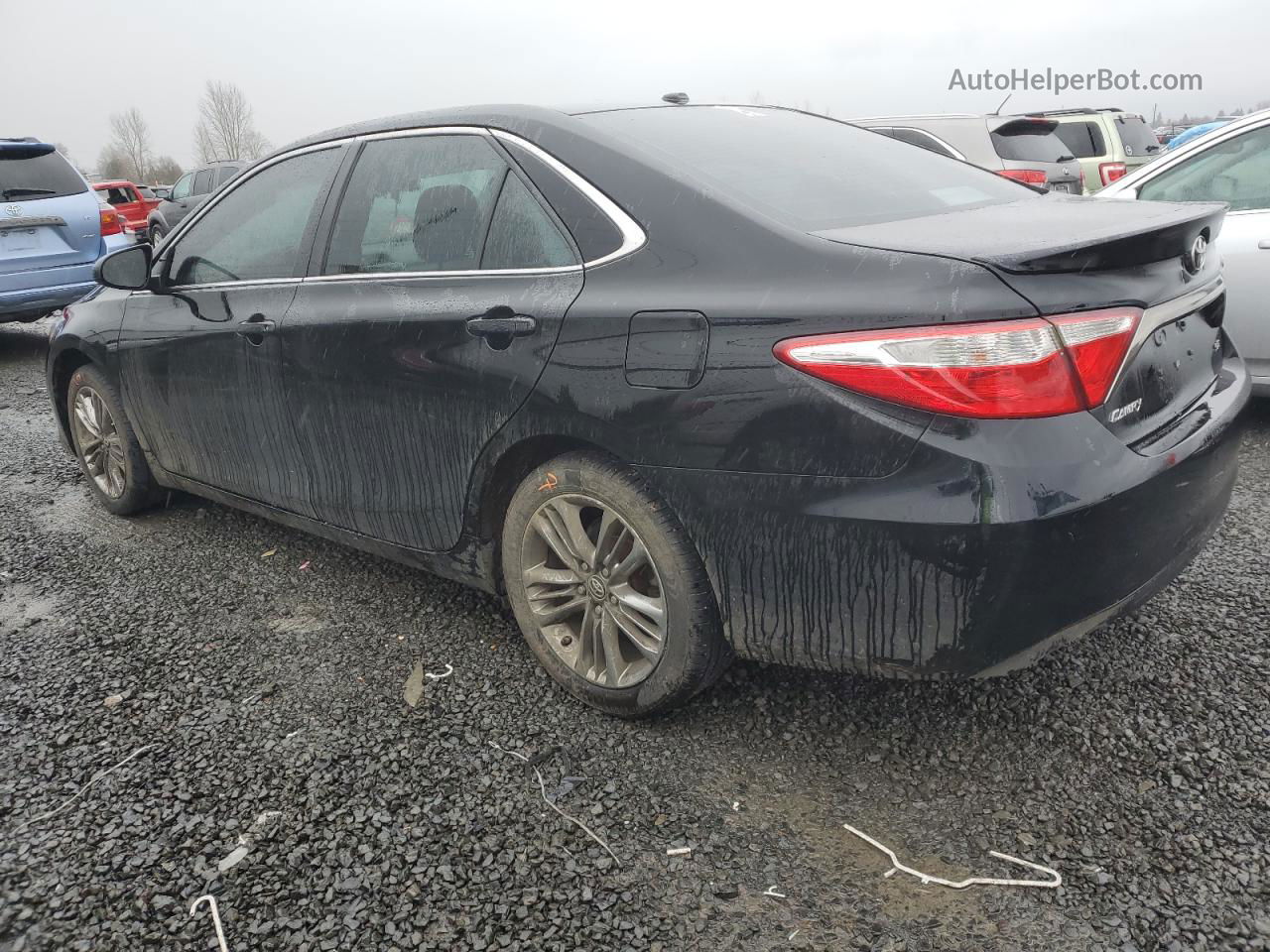 2015 Toyota Camry Le Черный vin: 4T1BF1FK2FU069050