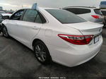 2016 Toyota Camry Xle/se/le/xse White vin: 4T1BF1FK2GU124906