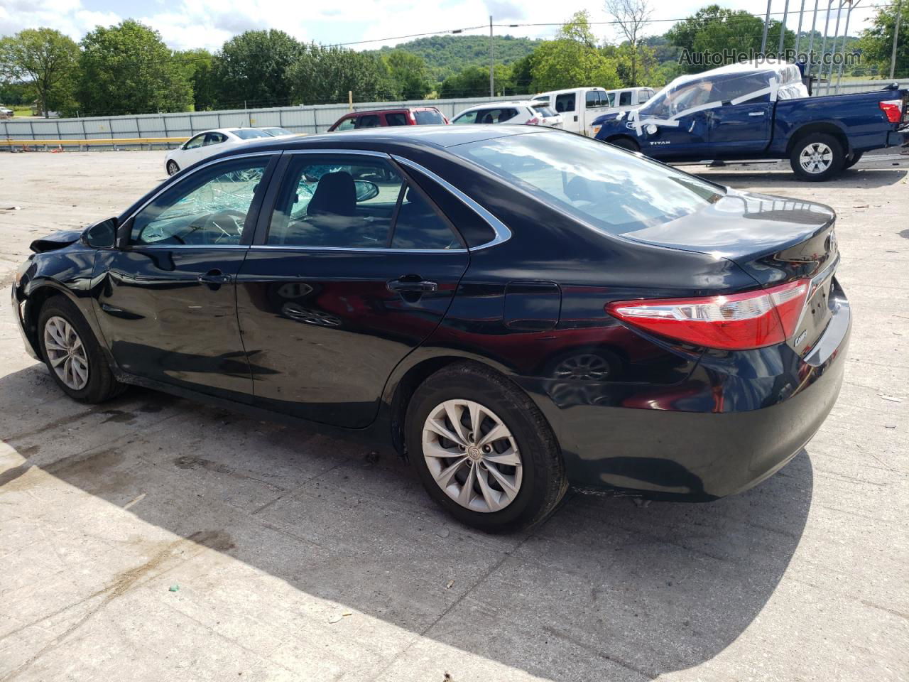 2016 Toyota Camry Le Черный vin: 4T1BF1FK2GU157064