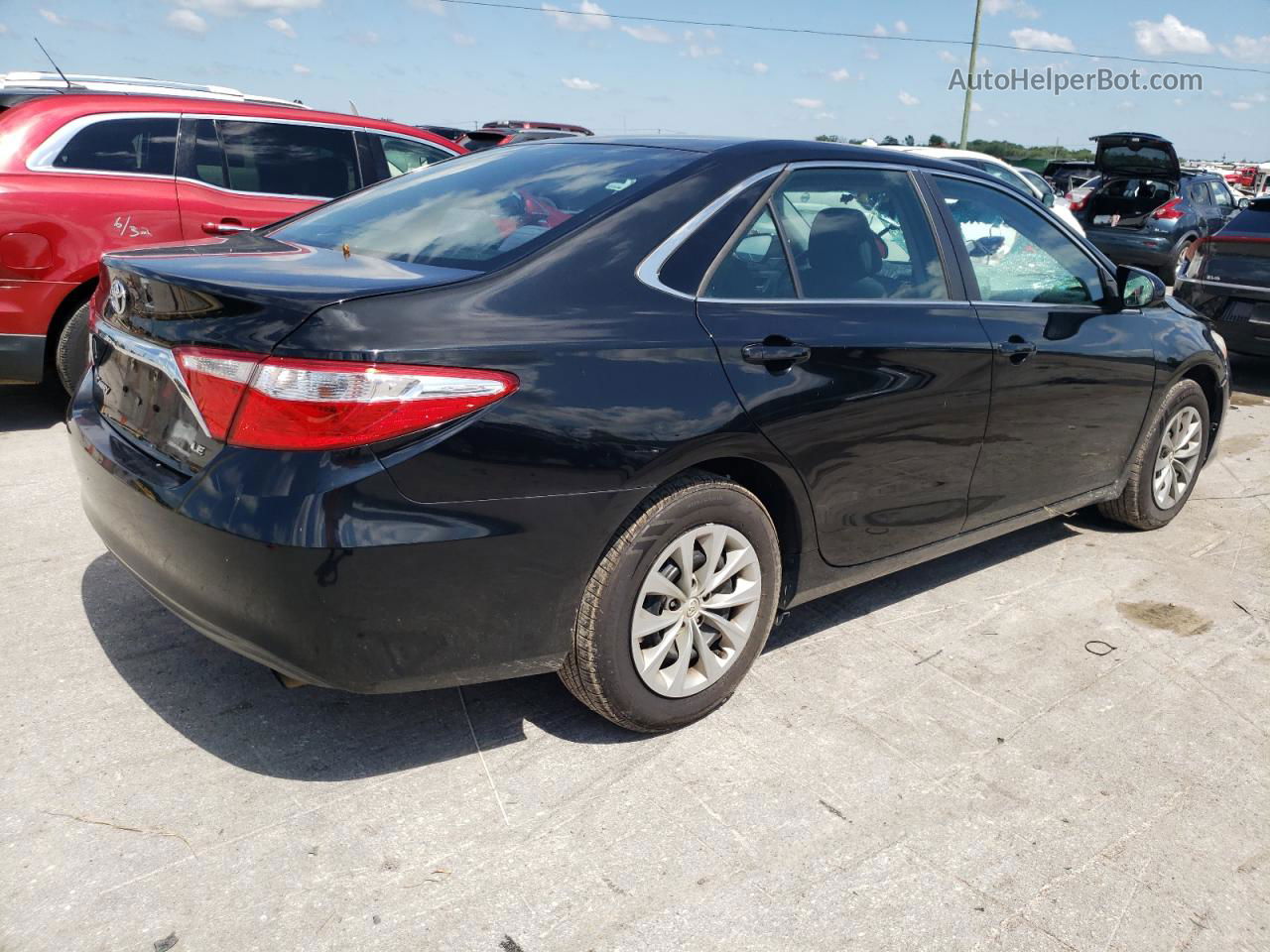 2016 Toyota Camry Le Black vin: 4T1BF1FK2GU157064