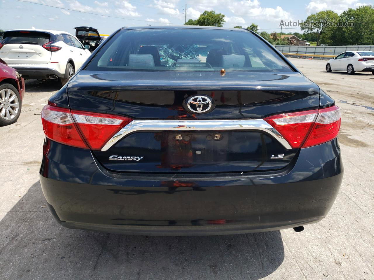 2016 Toyota Camry Le Black vin: 4T1BF1FK2GU157064