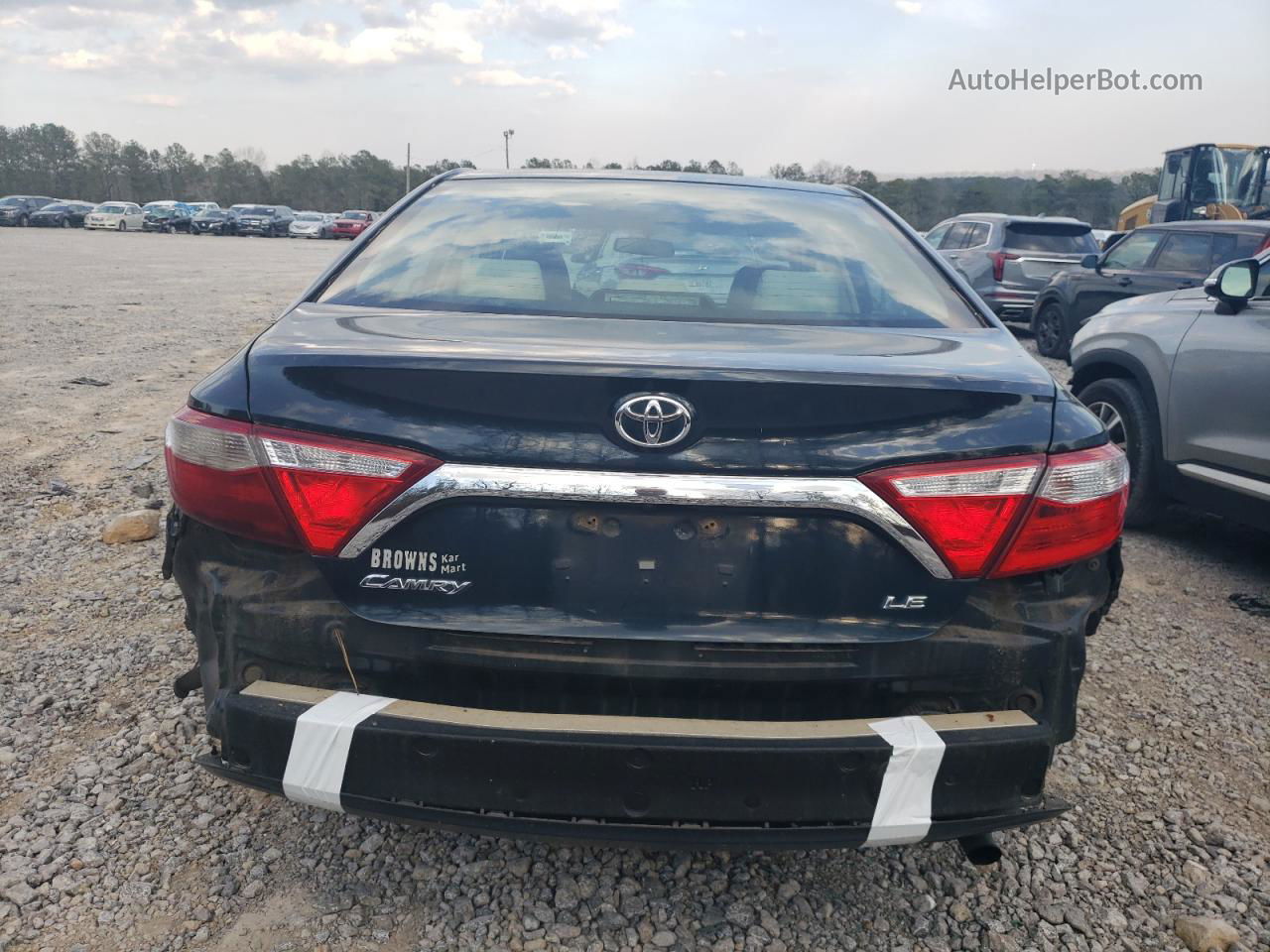 2016 Toyota Camry Le Black vin: 4T1BF1FK2GU166993