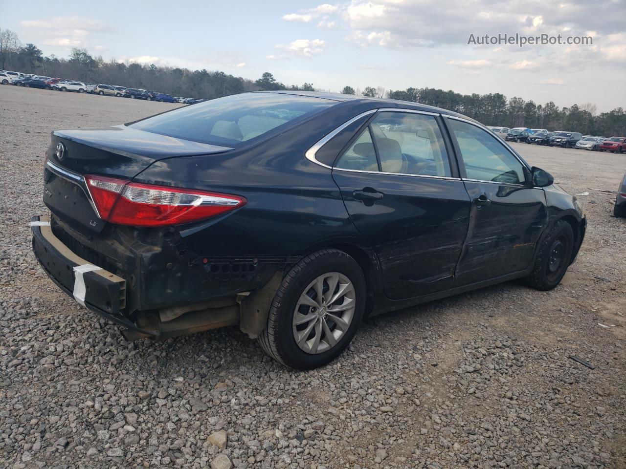 2016 Toyota Camry Le Black vin: 4T1BF1FK2GU166993